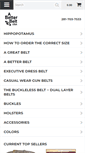 Mobile Screenshot of abetterbeltusa.com