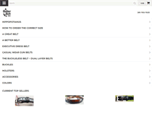 Tablet Screenshot of abetterbeltusa.com